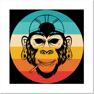 Vintage Reggae Monkey Posters and Art